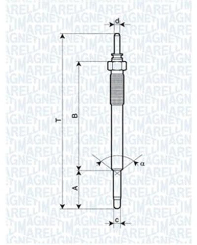 Magneti Marelli 062900074304 Glühkerze