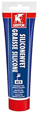 Griffon France GRI00011 Tube Graisse Silicone ACS 125 GR Griffon pour vannes et robinets-6309088