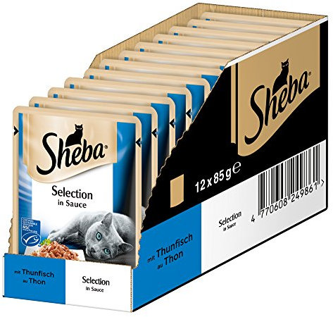 Sheba Selection in Sauce – Katzenfutter im Frischepack – Nassfutter für die täglichen Verwöhnmomente