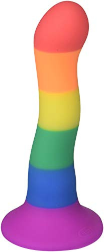 NS Novelties Regenbogen welliger Dildo - Pride Edition, Mehrfarbig,15.2 cm (6)