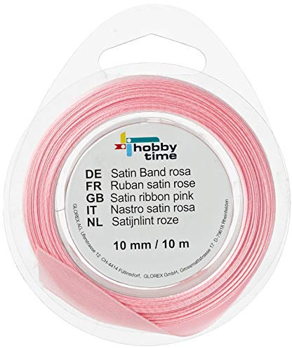 GLOREX 6 2202 208 Band, Satin, Rosa, 7 x 5.5 x 1.2 cm, 1 Einheiten
