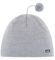 Eisbär Damp Strickmütze Bommelmütze Skimütze Wintermütze Beanie (One Size - hellgrau)