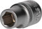 BRILLIANT TOOLS BT022802 Douille 6 pans 1/2, 11 mm [Powered by KS TOOLS]