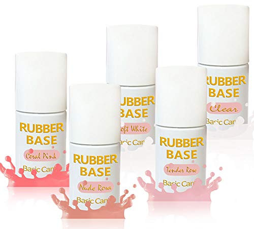 UV/LED Base Gel RubberGel Pinselflasche Streichgel Camouflage/MakeUp Gel (MANICURE SET)