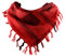 FOCUHUNTER Shemagh Schal Military Tactical Desert Keffiyeh Schal Head Neck Schal Baumwolle 43x43 Zoll Bunte arabische Schals Wrap mit Quaste für Männer & Frauen (Rot)