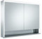KEUCO Royal Lumos LED Spiegelschrank mit 2 Türen und offenem Fach, 100 cm, Made in Germany, Vorbau, Aluminium-Korpus, Seiten verspiegelt, Beleuchtung dimmbar, Lichtfarbe einstellbar