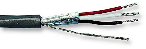 Tinned Copper, 5.46mm, Black, 6 Core, 500ft, 152.4m, 24AWG, 7/32AWG, Screen Type Primary BELDFOIL, Chrome, PVC, Multicore Cable