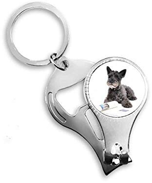 Porte-clés décapsuleur avec photo de chien