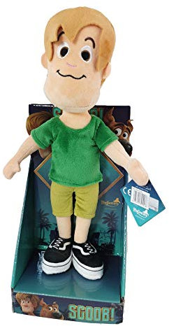 SCOOB! Scooby DOO - Plüschtiere Mit Display des Neuen Films Superweiche Qualität - 28 Weitläufig. (Shaggy (Junge) 35cm)