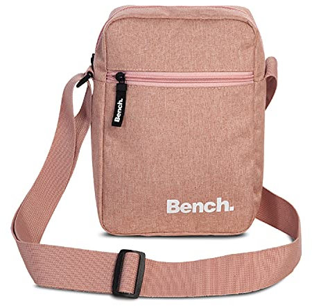 Bench Classic Damen und Herren Bag Umhängetasche Tasche Handtasche Schultertasche Crossbody-Tasche, altrosa, 23 x 17 x 8 cm
