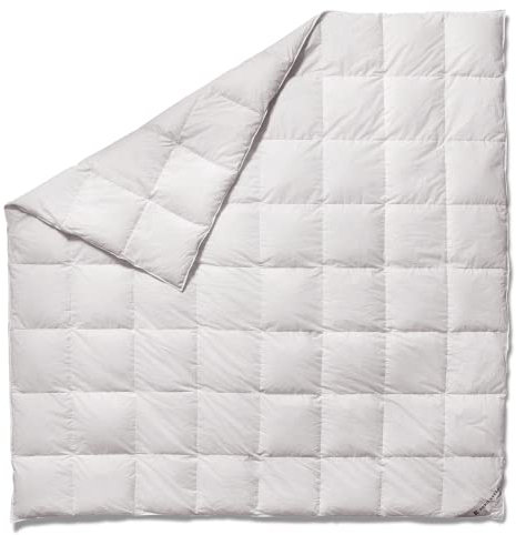 Koru Style Royal Daunen Bettdecke 200x200 cm – 90% Gänsedaunen / 10% Federn – Ganzjahresdecke – Luxus Daunendecke 200x200 cm – Made in Germany – Wärmeklasse 2 (medium)