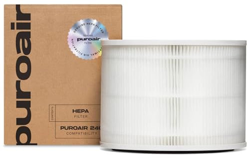 PuroAir Filtro di ricambio HEPA 240 – Filtra fino al 99,9% di fumo, polline, polvere e inquinanti domestici comuni – Filtro dell'aria HEPA di ricambio per purificatore d'aria PuroAir 240