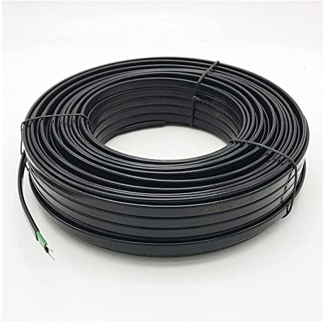 BOYUYO Frostschutz Heizkabel Selbstregulierendes Wärmekabel,für Dachrinnen|Wasserleitungen|einem Dachfenster|gewächshaus|palmen|220V～230V (Color : Ø12mm-30W/m, Size : 20m)