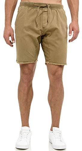 Indicode Hommes Carver Chino Shorts | Pantalon Court Chino en Coton Cumnin XXL