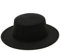 VASANA Modischer, klassischer Fedora-Hut aus Wollmischung, breite Krempe, flache Kirche, Derby, Pork Pie, Hut, Jazz-Hut, Uni, Herren, Damen, Hochzeit, Party, Talent, Show, Performance, Schwarz ,