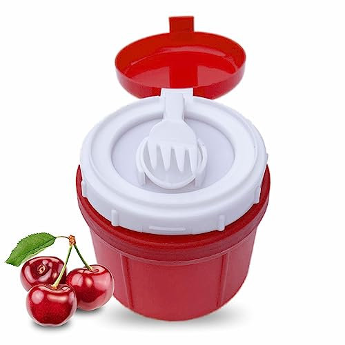Food Flask Insulated Snack Pot Hot Storage Container Tiffin Box Breakfast Lunch Travel Thermal Airtight Jar With Spork Reusable Practical Portable Salad Cereal Soup Bowl For Office School (1 Pc)