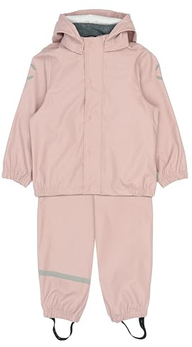 Mikk-line Regenkleidung, Regenset mit Regenhose und Regenjacke | Wasserdicht, Reflektierenden Details, Wassersäule von 5.000 mm, Elastische Bündchen, Kinnschutz, Abnehmbare Kapuze