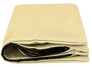POKAR Bezüge für Palettenkissen Wasserabweisend Palettenauflagen Palettenmöbel Palettensofa, Deko-Kissen 40x40, Beige