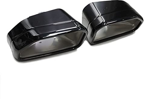 ZAISCH Auto Endrohr Auto-Auspuffspitze Für Für X3 Für G01 Für X4 Für G02 30i 2022 Quadratische Auspuffrohr-Schalldämpferspitzen Zum Schweißen Der Abgassystemdüse Auspuffblende Auto (Farbe : Schwarz)