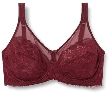 DIM Soutien-Gorge Femme avec Armatures Generous Essentiel x1, Rubis Foncé, 95E