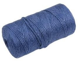 Garten Seil 100 m/Rolle, buntes Jute-Schnur, natürliches Jute-Seil, Schnur, Schnur, Sackleinen, Band, Basteln, Geschenkverpackung, Hochzeit, Party, Dekoration (Color : Blue)
