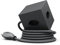 AVOLT Steckdosenleiste - der weltweit erste Designer-Mehrfachsteckdose mit magnetischer Befestigung - Verlängerungskabel mit 3 steckdosenwürfel und 2 USB (USB-C CH 1.8m, Stockholm Black)