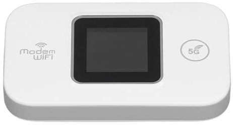 Modem WiFi 4G LTE, Point D'accès de Voyage Portable 5G débloqué Haute Vitesse 300 Mbps pour jusqu'à 10 Appareils, Routeur Internet sans Fil crypté sécurisé, Plug and Play