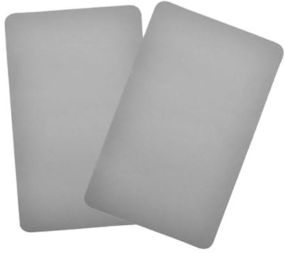 2 Stück Repair Patch, 20 x 12 cm Kunststoff Wasserdicht Pool Flicken Zuschneidbar Zelte Reparatur Aufkleber Plane Reparaturflicken für Markisen Regenjacke Schlauchboot(Grau)