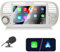 Liulbobu Autoradio per Fiat 500 2007-2015 compatibile con Carplay/Android Auto, Autoradio Fiat 500 da 7 pollici con touchscreen/Bluetooth/FM/AM/USB/DPS/RDS/Mirror Link-Bianco