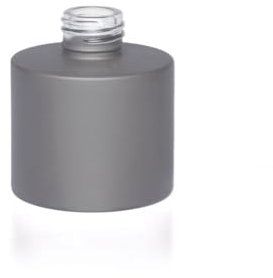Colorlites - 100ml Matt Grey Glass Round Diffuser Bottle - Container for Diffuser Making - Home Fragrance Supplies Default Title
