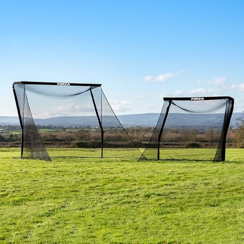 FORZA Pro Golf Practice Net Return Wall – Automatic Ball Return Golf Training Aid with Heavy-Duty Frame & 22mm Mesh Netting