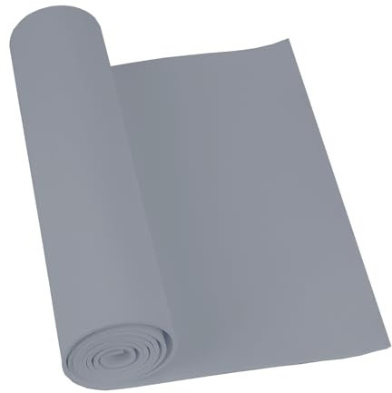 Grau EVA Foam Cosplay, Do²ping EVA Schaumstoff 2mm, 34x124.5cm mit hoher Dichte 86kg/m3 für Carft Kostüm DIY Projekt (2mm Grau)