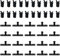 motmucot 40PCS Durable Bin Lid Clasps, Bin Lid Clasp Replacement, Waterproof Touch Top Lids Bins Latch Lock, Flexible Bins Lids Catch Suitable for Kitchen Trash Cans, Storage Boxes