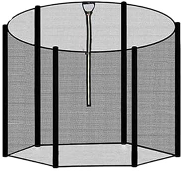 Trampolin Sicherheitsnetz Ø 244 305 366 cm Ersatznetz UV-beständig Trampolinnetz Trampolin Schutznetz Einfache Montage Tampolin Netz Trampolinersatznetz mit Reißverschluss