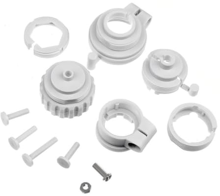 TRV Ventiladapteranschluss für intelligente Temperaturregelung, kompatibel mit M30x1,5 und M28x1,5 Heizkörperventilen einschließlich RA/RAV/RAVL Modelle, Grau