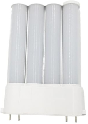KJXP, Paket med 4, LED 4-stift horisontella lampor AC85-265V 2G10 GX10Q 10W | 48led-2835smd instickslampa(Natural white)