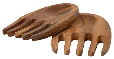 T&G Tuscany 10489 Salad Hands in Acacia,L150mm