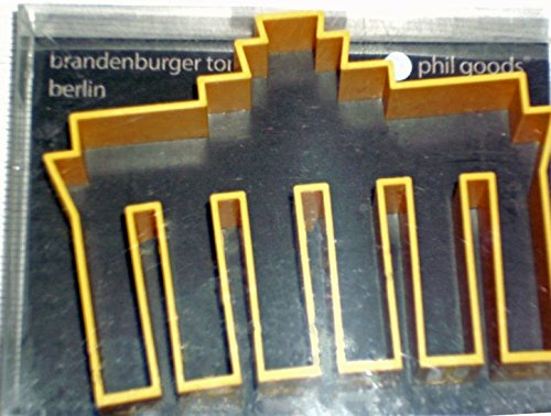 Brandenburger Tor Souvenir & Ausstechform in gelb