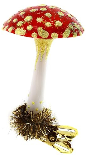 HAMBURGER WEIHNACHTSKONTOR® - Christbaumschmuck Fliegenpilz rot weiß