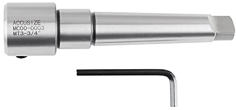 Accusize – Annular cutter Arbor, MT3 a 3/10,2 cm attacco Weldon per drill-use punta per carotaggio trapano a stampa, # MC00 – 0003