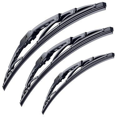 XtremeAuto® Front & Rear Window Windscreen Replacement Wiper Blades |For Mini For Mini Hatchback (R50 R53) MK1 (2001 TO 2004)|