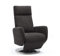 Cavadore TV-Sessel Cobra mit 2 E-Motoren/ Elektrisch verstellbarer Fernsehsessel mit Fernbedienung / Relaxfunktion, Liegefunktion / Ergonomie L / Belastbar bis 130 kg / 71 x 112 x 82 / grau