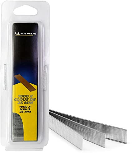 MICHELIN Clous de 25 mm pour Cloueuses Pneumatiques -Blister de 1000 pcs.