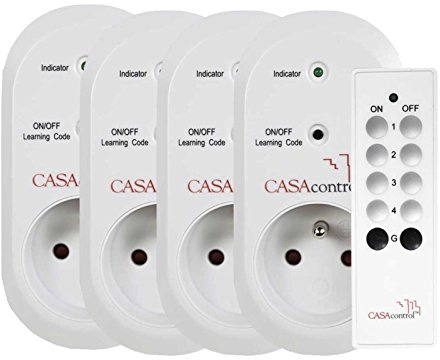 4 prises avec télécommande [Casa Control]