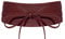 malito – Damen Taillengürtel aus 100% weichem Echtleder – Onesize Bindegürtel mit verstellbarem Taillenband – breiter Wickelgürtel mit Schleife – Hüftgürtel G100 (Bordeaux)