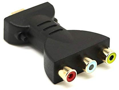 ECOSWAY HDMI à 3 RCA Vidéo Convertisseur Audio Tête AV Adaptateur Femelle Tête pour HDTV DVD Projecteur - 1 Pièces