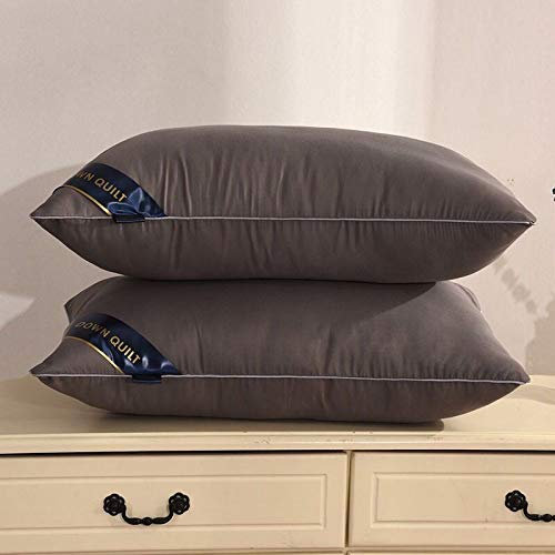 xurupeng Hilton Kopfkissen, (Grau) Hilton 48 * 74, One ultra low pillow / 550g