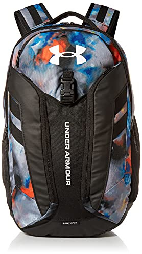 Under Armour Unisex-Erwachsene Hustle Pro Rucksack, Schwarz (003)/Weiß, Einheitsgröße
