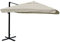 Mendler Gastronomie-Ampelschirm HWC-A96, Sonnenschirm, 3x4m (Ø5m) Polyester/Alu 26kg Flap drehbar - creme-grau