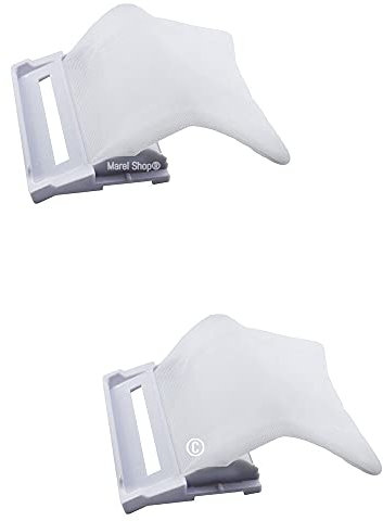 Marel Shop® - Kit 2 Pezzi Filtri con Tessuto a Retina per Lavatrice compatibile con LG per Modelli: WFT11C65EF - WFT11C65EFAOWQEIS - T8501TEPT - WF451 - WF452C